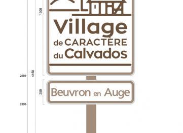 Panneau Village De Caractere Du Calvados 2